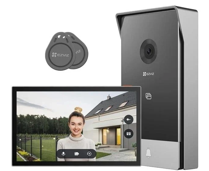 kit videointerfon ezviz hp5 montaj